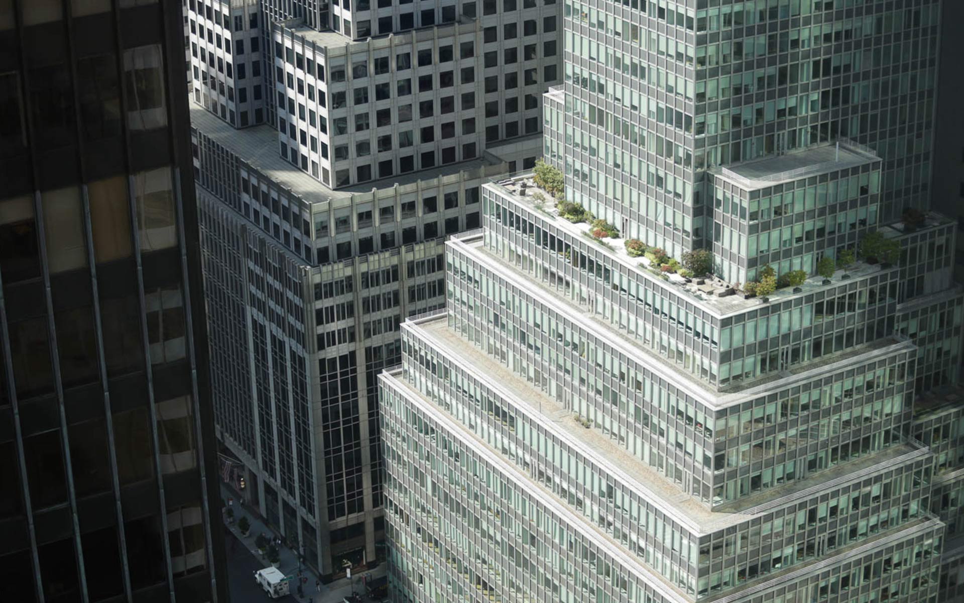 GreensLedge New York aerial view of building
